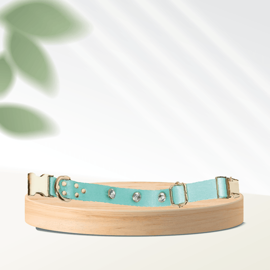 Diamond-Mint Dog Collar - MakPaws
