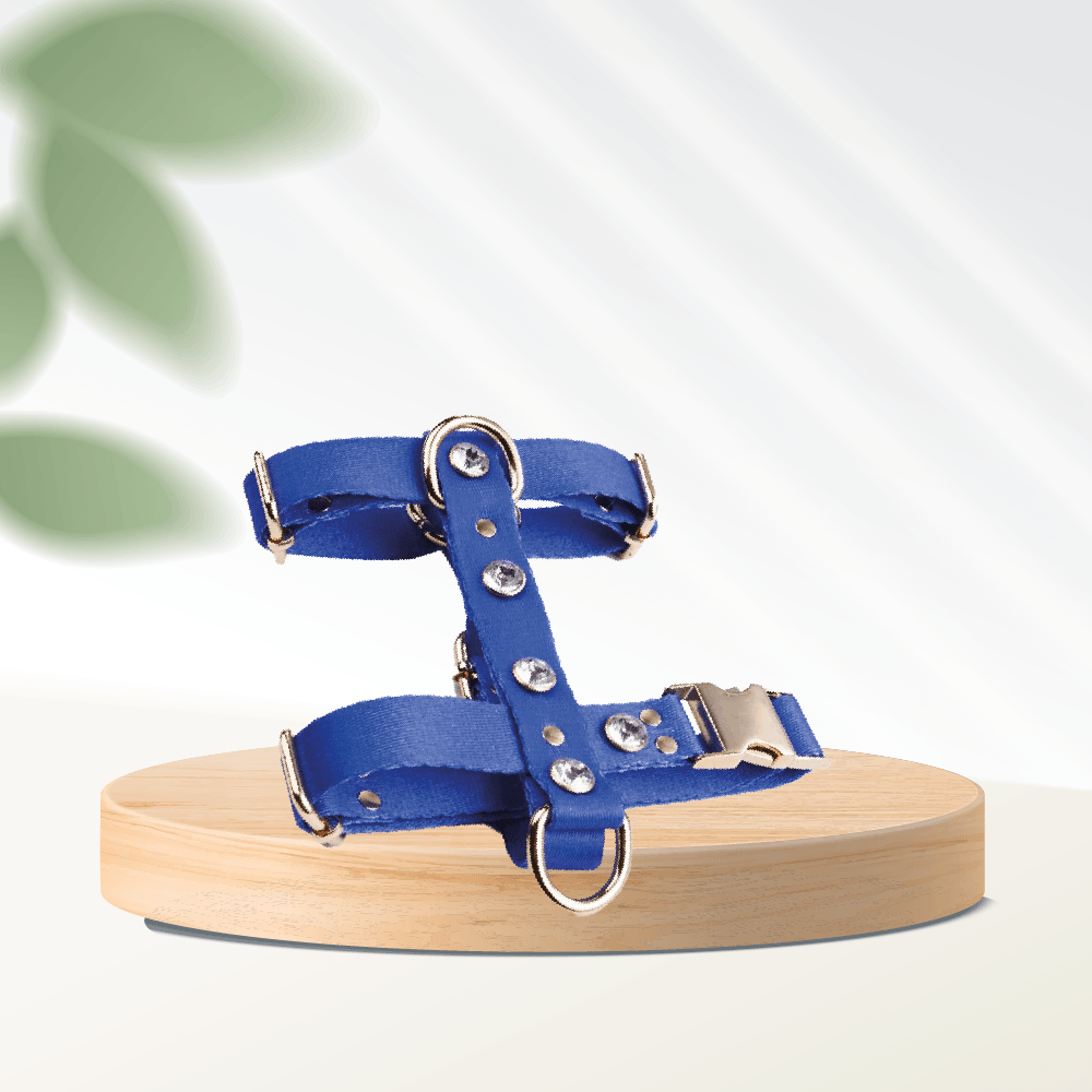Diamond-Blue Dog Harness - MakPaws