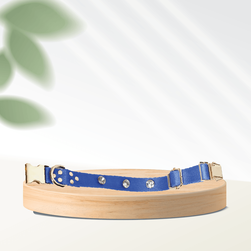 Diamond-Blue Dog Collar - MakPaws