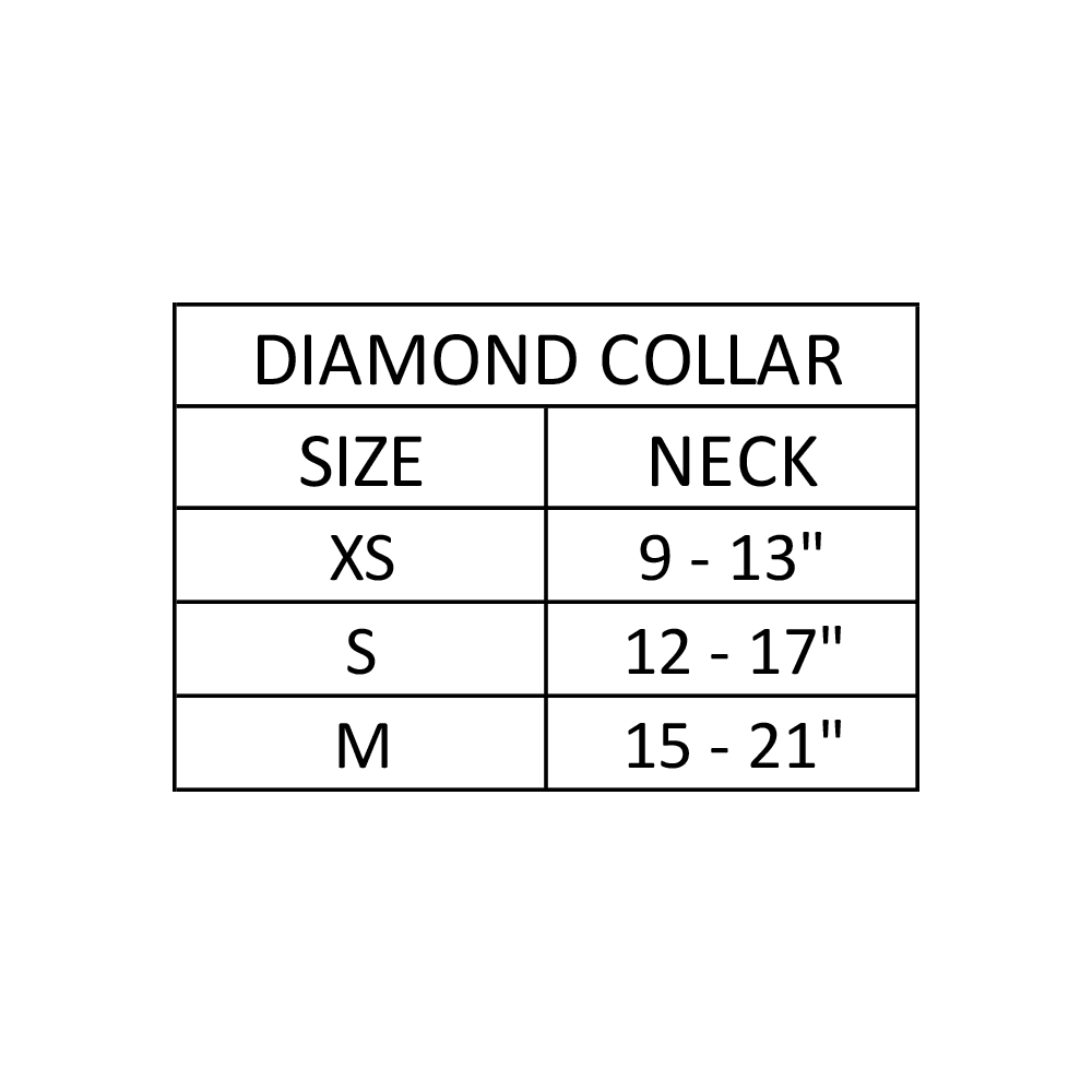 Diamond-Red Dog Collar